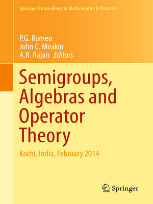 cover image of Semigroups, Algebras and Operator Theory